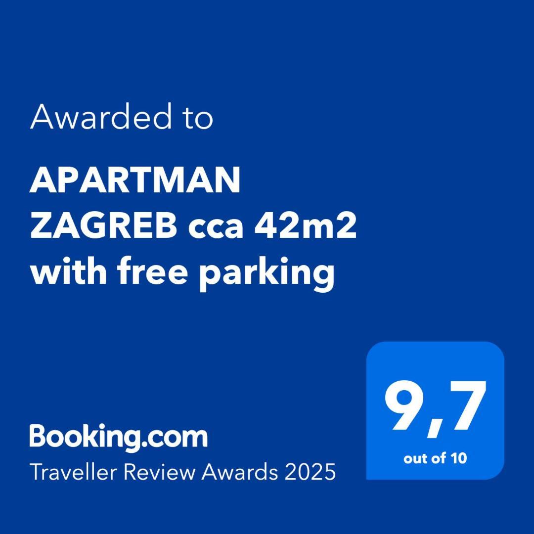 Apartman Zagreb Cca 42M2 With Free Parking Exteriör bild